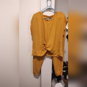 Two-piece top and pant